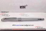 Perfect Replica Mont Blanc Meisterstuck Silver Textured Ballpoint Pen